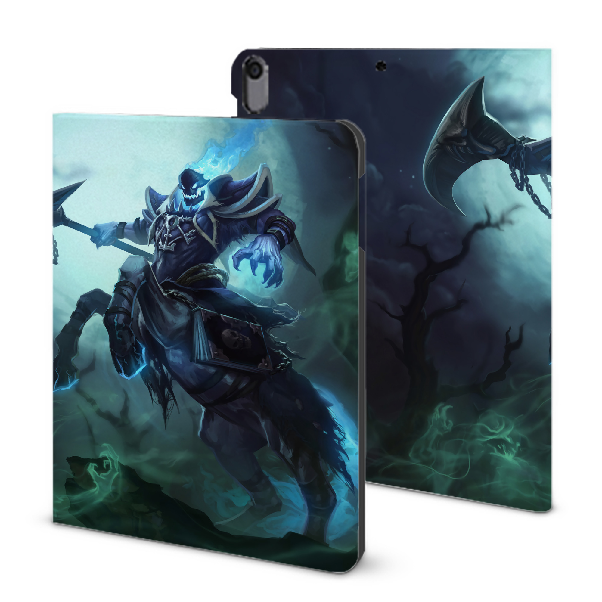 （画像用） リーグ・オブ・レジェンド League of Legends LOL IPad ケース ブック型 PUレザー TPU 耐衝撃 軽量 薄型 ペン収納なし 全面保護 IPad 各モデル対応
